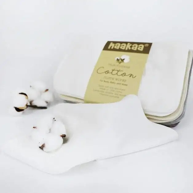 Haakaa Cotton Cloth Wipes - 30x25cm