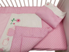 Sleep Tight Cot Bedding Set PINK TURTLE - Babyonline