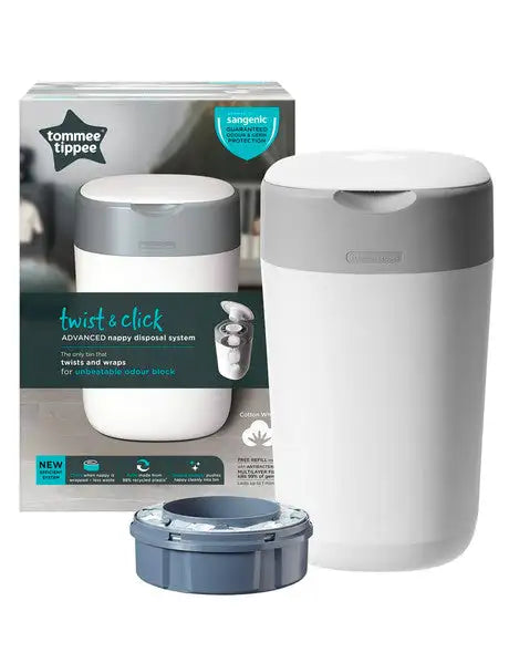 Tommee Tippee Sangenic TWIST & CLICK Advanced Nappy Disposal Unit - Babyonline