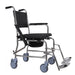 4-in-1 Deluxe Mobile Multifunction Commode & Shower Chair ( BA822 ) - Babyonline