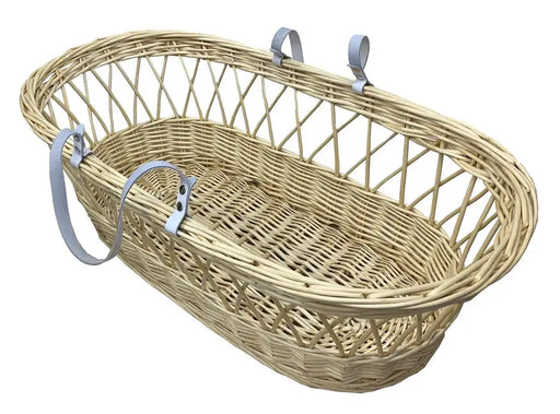 Natural Wicker Flat Moses BASKET ONLY - Babyonline