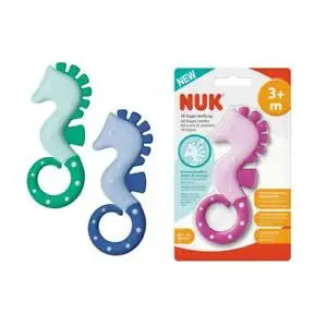 NUK All Stages Teether Seahorse 3+ Months - Babyonline