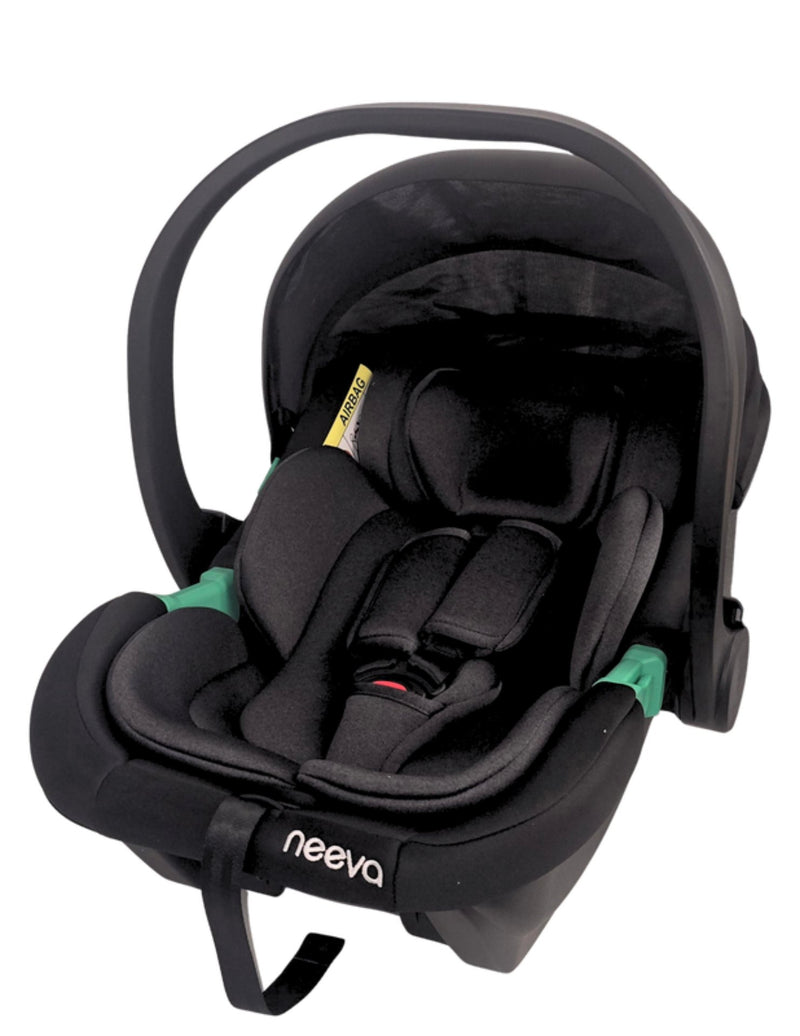 Neeva Carina Stroller* & Neeva I-Size Capsule- Black/Grey (IC377)