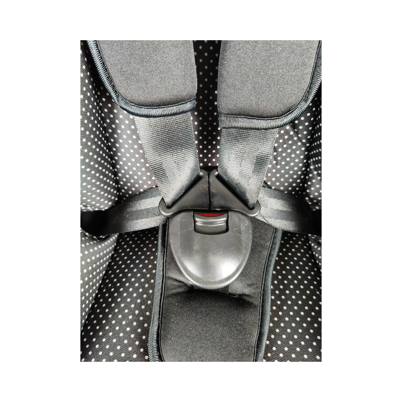 NEEVA 2 in 1 Booster Car Seat (CT515) - BLACK / WHITE DOTS