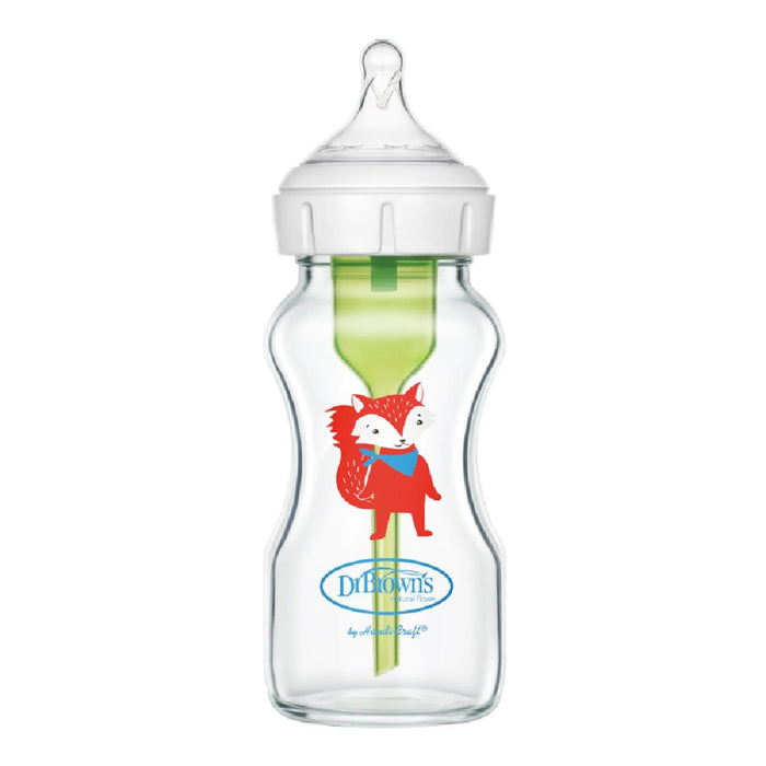 Dr. Brown's Natural Flow® Options+ 150ml Wide Neck GLASS bottle