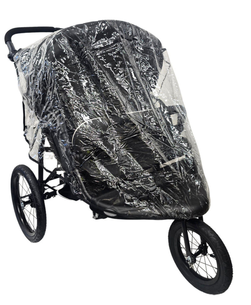 Teina 3-Wheel Twin Stroller - Black