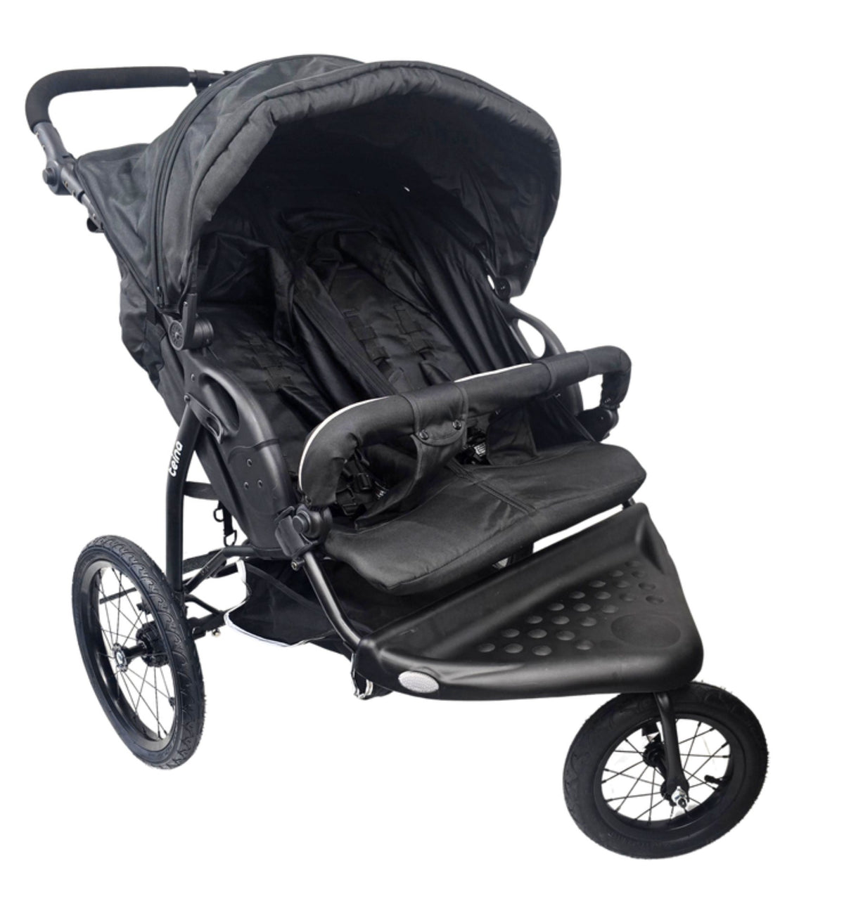 Teina 3-Wheel Twin Stroller Black — Babyonline
