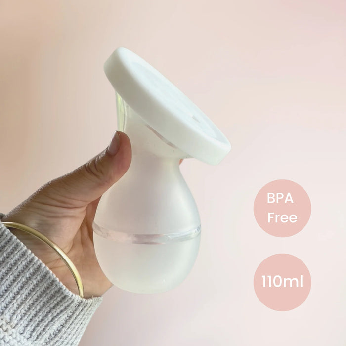 Milkbar Silicone Breast Pump With Leak Proof Lid abd Carry Bag