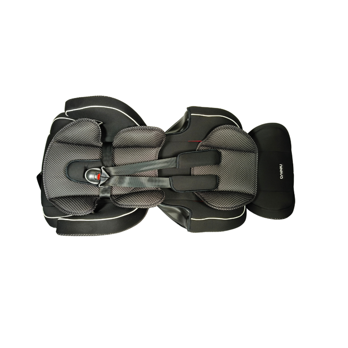 NEEVA 2 in 1 Booster Car Seat (CT515) - BLACK / WHITE DOTS