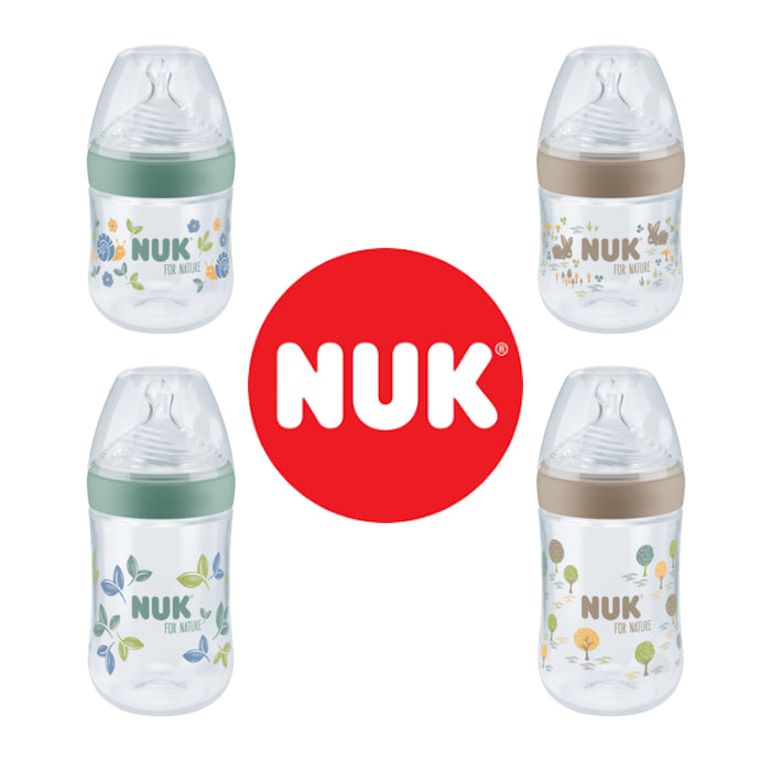 NUK for Nature baby bottle with Temperature Control