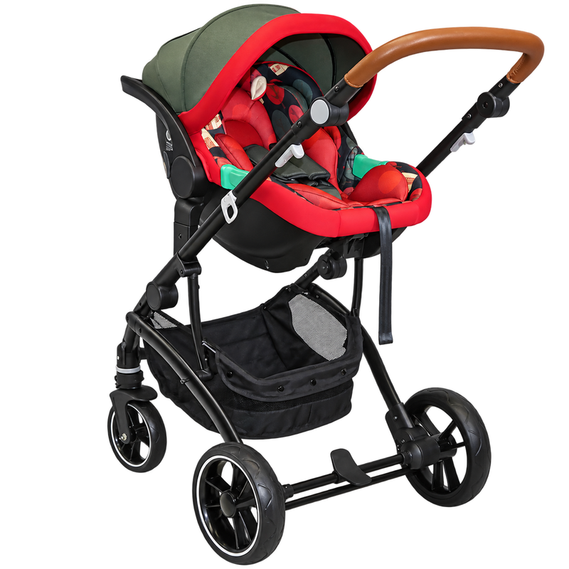 Neeva Carina Stroller* & Neeva I-Size Royal Fawn Capsule- Red (IC377-RED)