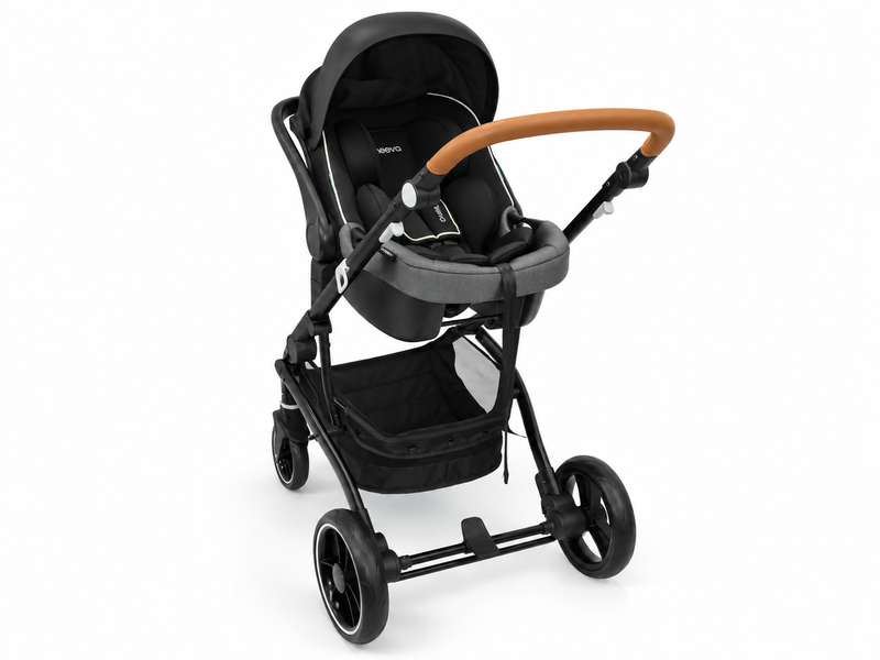 Neeva Carina Stroller* & Neeva I-Size Infant Capsule-Beige Trim (NBG1) Bundle