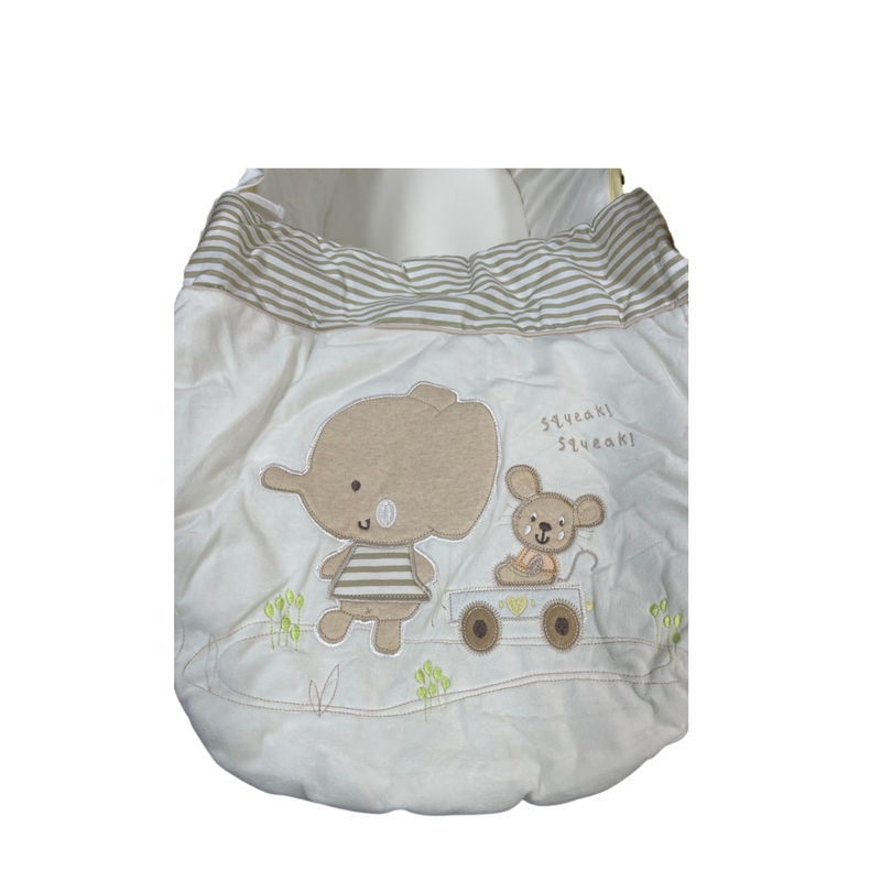 Moses Basket Linen Set with Mattress Stand & Canopy not included
