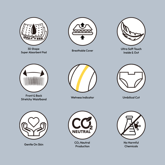 Dryups Premium Nappy Pants Unisex Size 7 3X-Large (17-30kg) | Babyonline