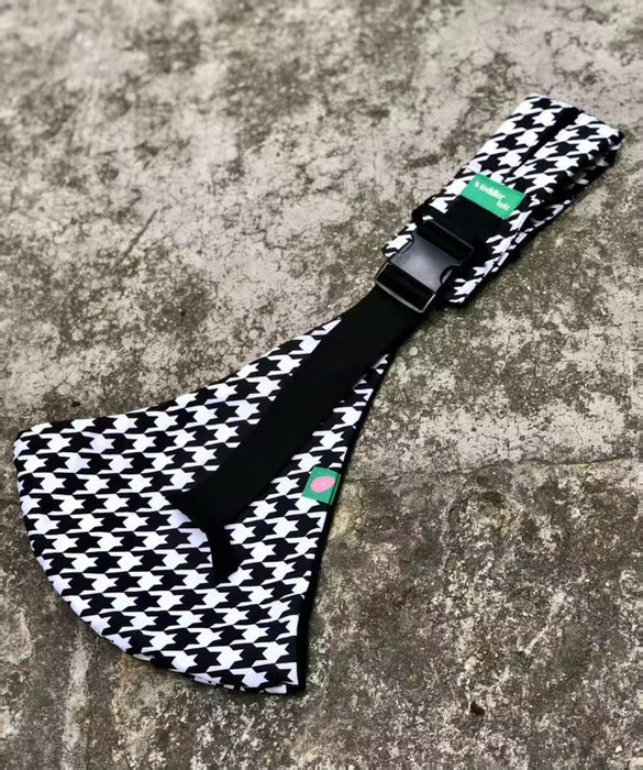 Toddler Tote | Reversible Carrier - Houndstooth & Black