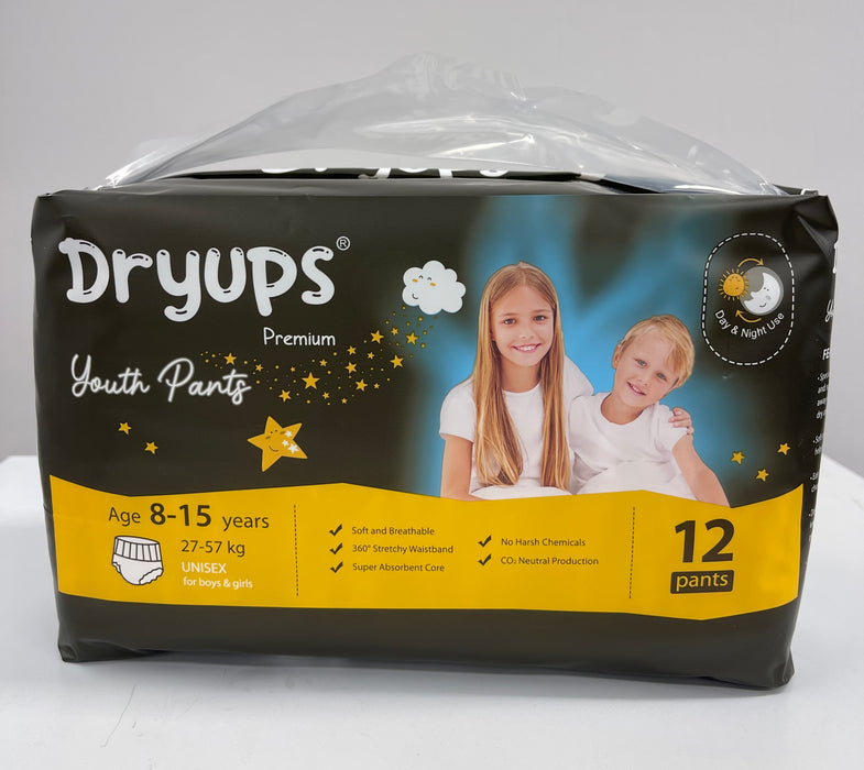 Dryups Premium Youth Disposable Pants Unisex (8-15Years 27-57Kg )