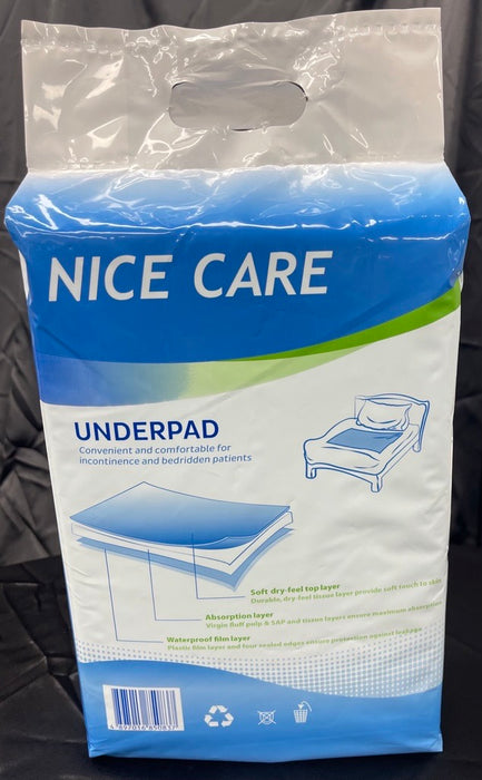 Nice Care Underpads 10pk (60 X 90 cm)