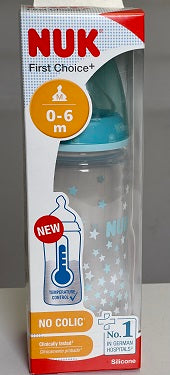 NUK First Choice+ Baby Bottle With Temperature Control 0-6M