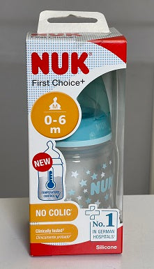 NUK First Choice+ Baby Bottle With Temperature Control 0-6M