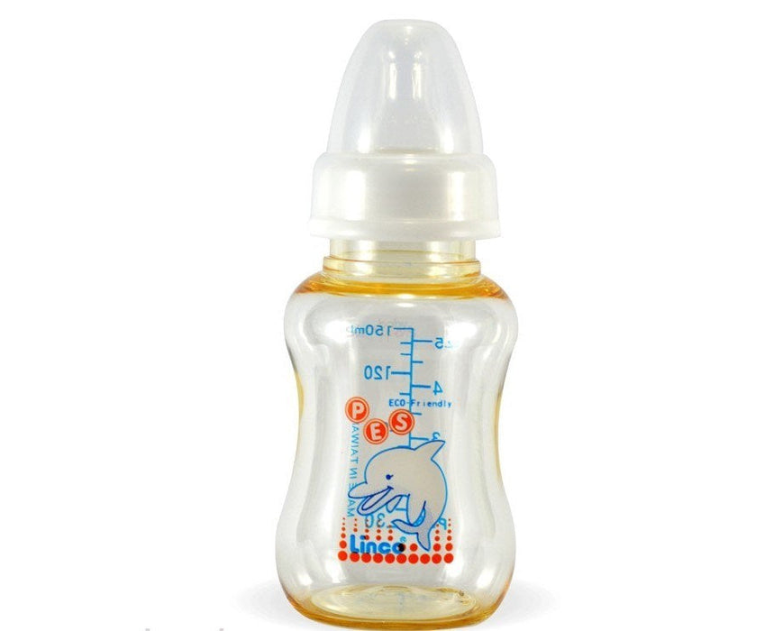Linco Streamlined Feeding Bottle -HONEY COLOUR *CLEARANCE*