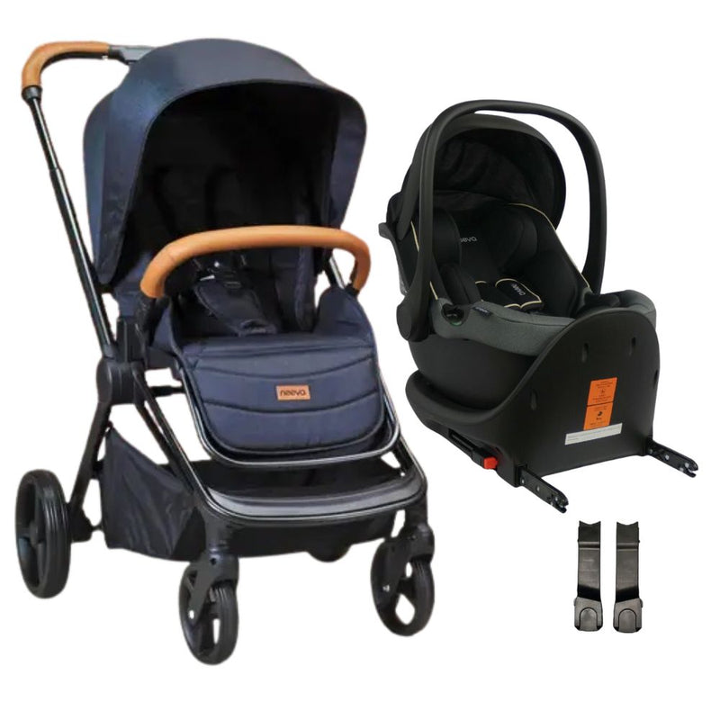 Neeva FORTE 4-Wheel Stroller & Neeva I-Size Infant Capsule-Bundle