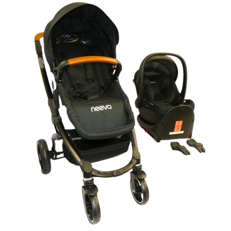 black and yellow stroller travel system Neeva Carina Stroller Pram