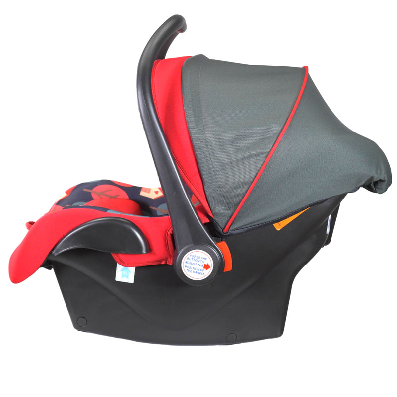 Neeva CLIO 3-Wheel Stroller & Neeva Royal Fawn Capsule - RED + FREE STROLLER RAIN COVER