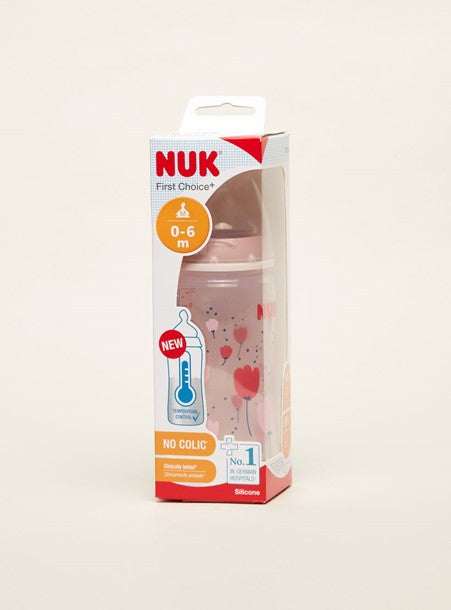 NUK First Choice+ Baby Bottle With Temperature Control 0-6M