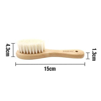 Haakaa Goat Wool Wooden Baby Hair Brush