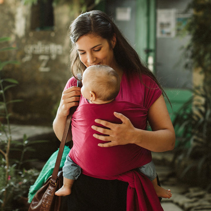 Boba Wrap Solid Sangria — Babyonline - Main Image