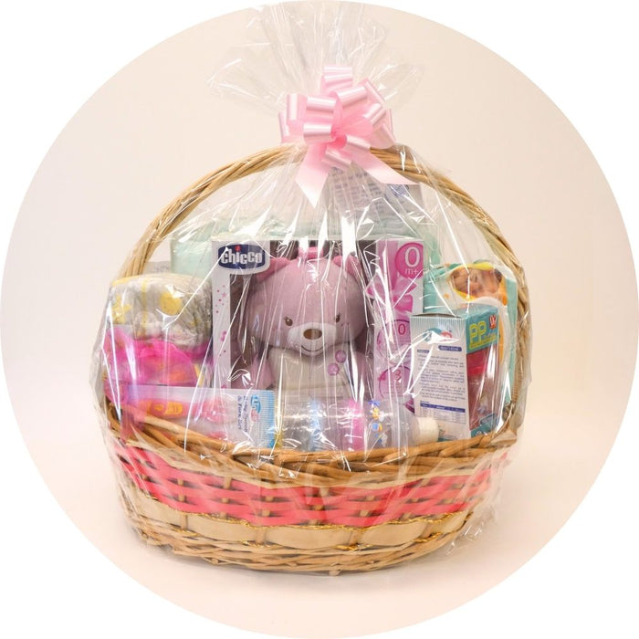Baby Shower Gift Basket - Pink **(Mt Wellington Store Only Special)**