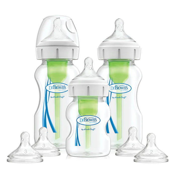 Dr Brown's Options+ Anti Colic Wide Neck Starter Kit