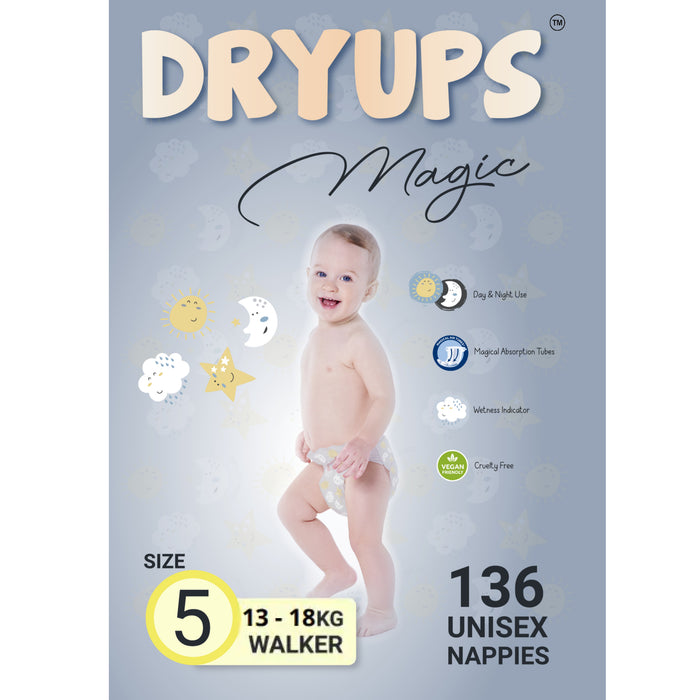 Dryups Magic Nappies Unisex (13-18kg) Walker