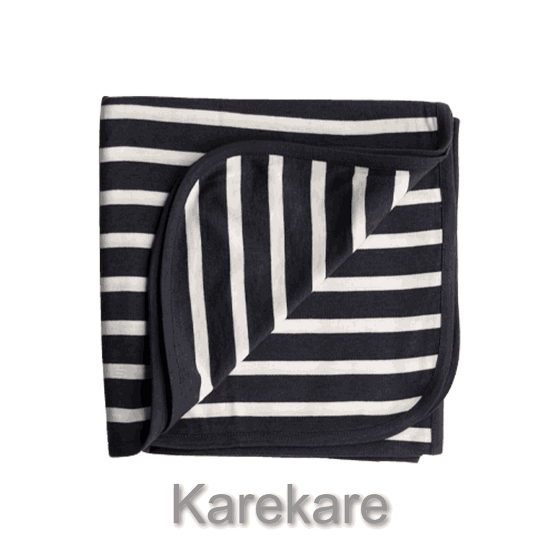 *BUY 1 GET 1 FREE* Woolbabe Merino/Organic Cotton swaddle/blanket STRIPES