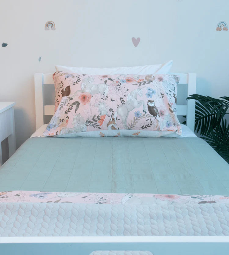 Brolly Sheets Bed Pad with Wings - Single