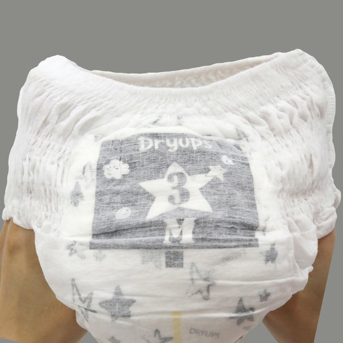 Dryups Premium Nappy Pants Unisex Size 3 (6-11kg) Medium