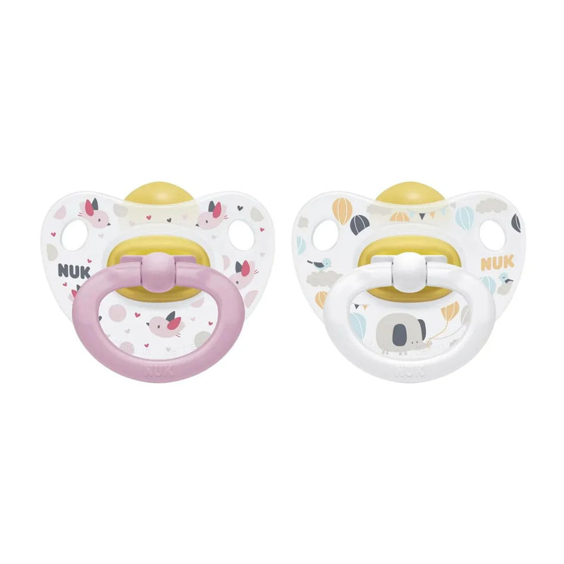 NUK *LATEX* Happy Kids Pacifiers - Pack of 2 *CLEARANCE*