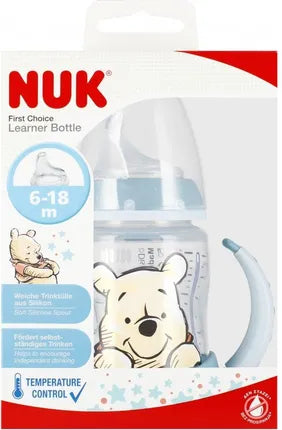 NUK First Choice Learner Bottle 150ml - Winnie the Pooh 6-18M