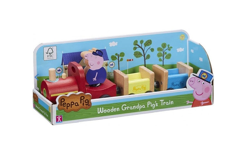 Peppa Pig Wooden Grandpa Pig's Train