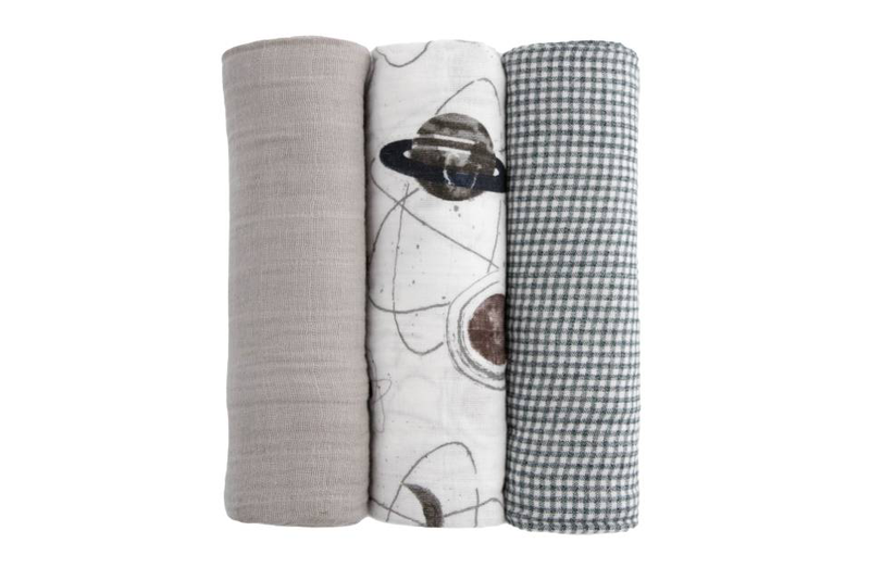 Little Unicorn 3 Pack Cotton Muslin Swaddle *CLEARANCE*