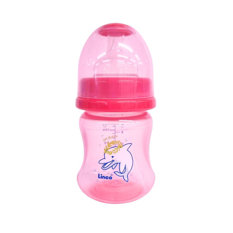 Linco PP Wide-Nick Feeding Bottle 140ml - 22137 *CLEARANCE*