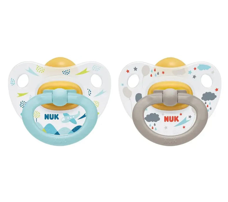NUK *LATEX* Happy Kids Pacifiers - Pack of 2 *CLEARANCE*