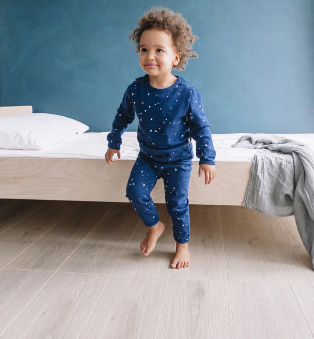 *BUY 1 GET 1 FREE* Woolbabe Merino/Organic Cotton Winter Pyjamas - Tekapo Stars
