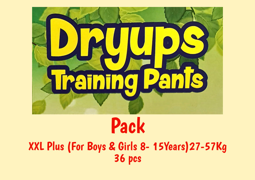 Dryups Training / Nappy Pants - XXL Plus (27-57Kg / 8-15 Years) Unisex