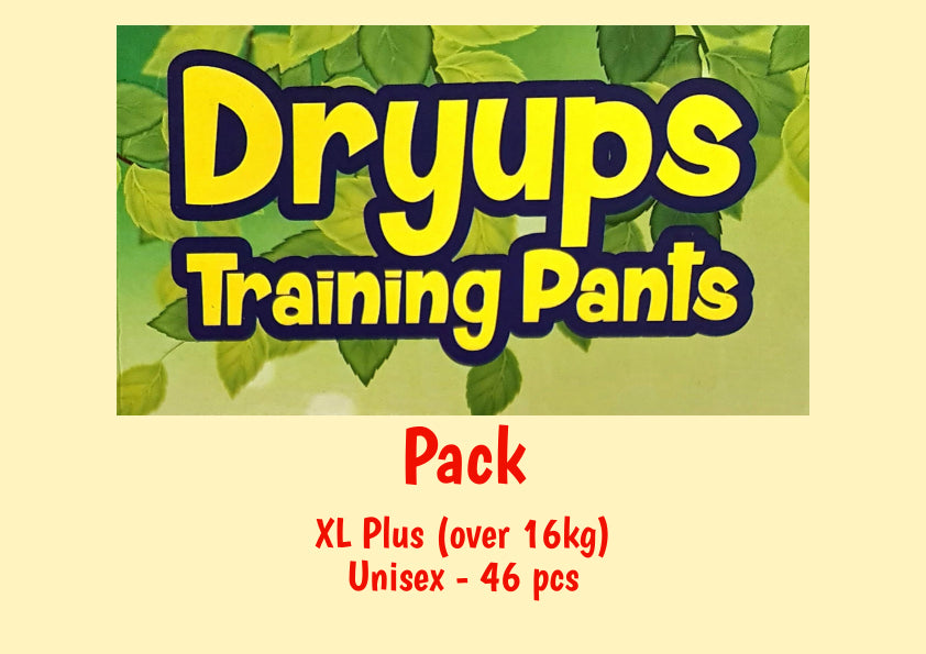 Dryups Training / Nappy Pants - XL Plus  (over 16kg) Unisex