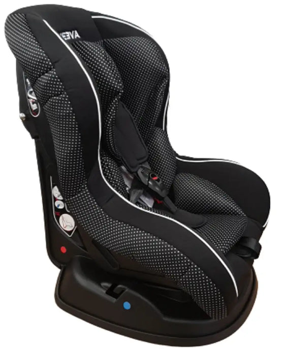 Neeva Convertible Carseat 0-18kgs : BLACK/DOTS - Babyonline