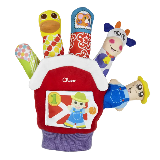 Chicco Baby Farmyard Animal Finger Puppet Glove - Babyonline