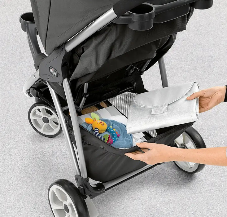 Chicco Viaro Stroller (3 Wheels) - Graphite - Babyonline