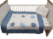 Sleep Tight Cot Bedding Set STARS & MOONS - Babyonline