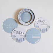 Snuggle Hunny Kids Reversible Milestone Cards - Eventide & Ice Blue - Babyonline
